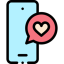 smartphone,communications,phone,heart,app,touch screen,date,valentines day,love and romance,love message